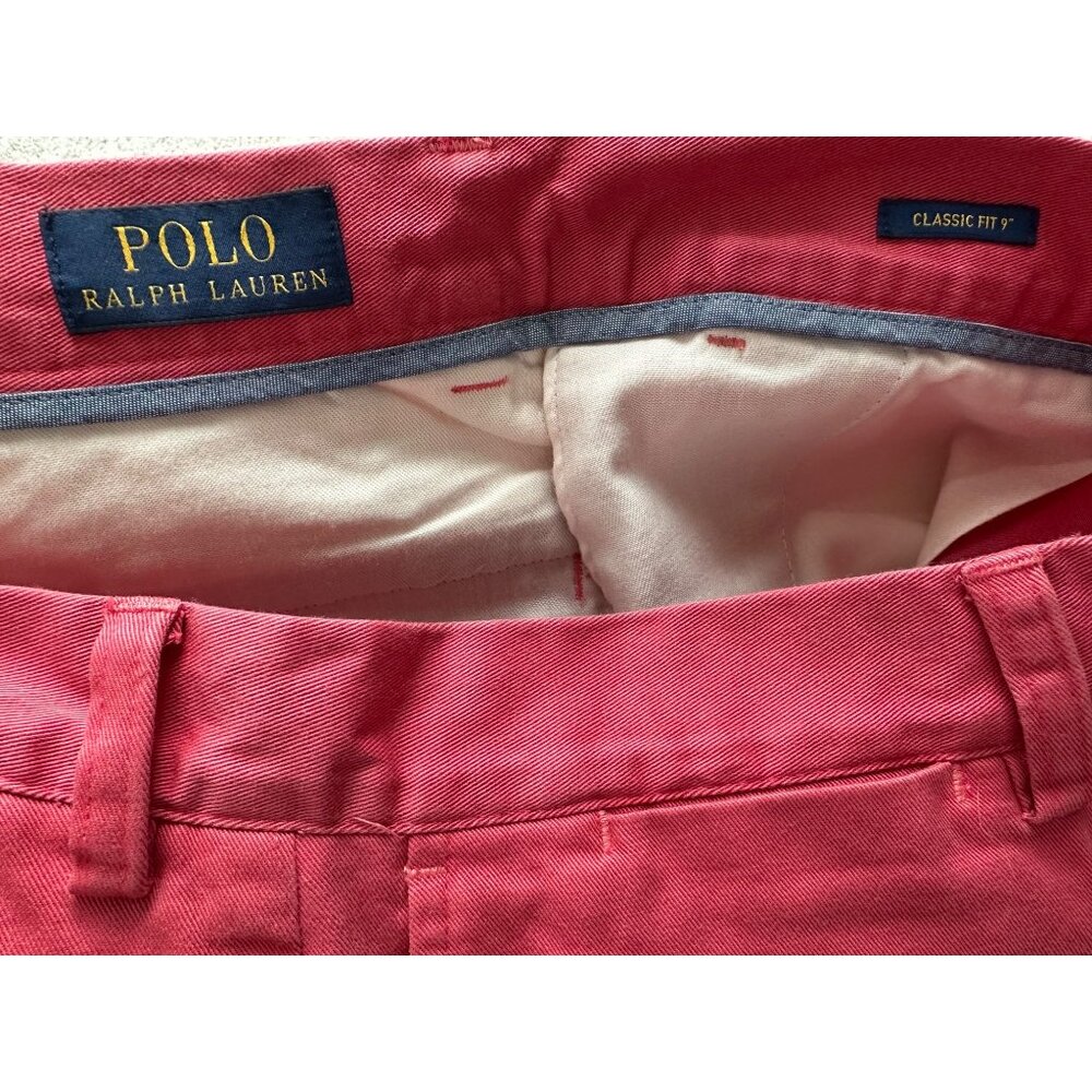 Polo Ralph Lauren Mens Nantucket Red Classic Fit 9" Cotton Short Size 30 - Picture 6 of 9